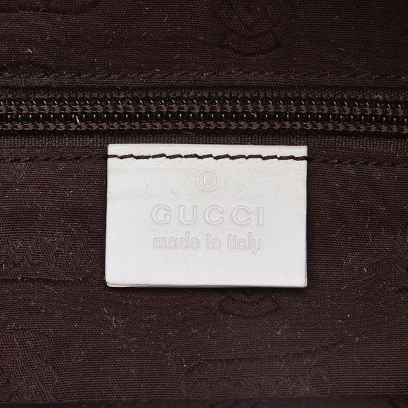 GUCCI GG IMPRIME WHITE SUPREME TOTE BAG - Picture 6 of 8